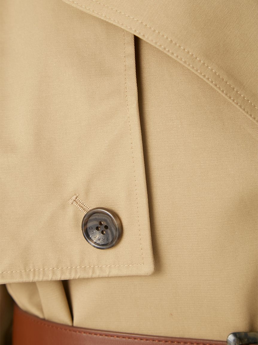 レザーベルトショートトレンチコート(トレンチコート)｜アウター｜FRAY