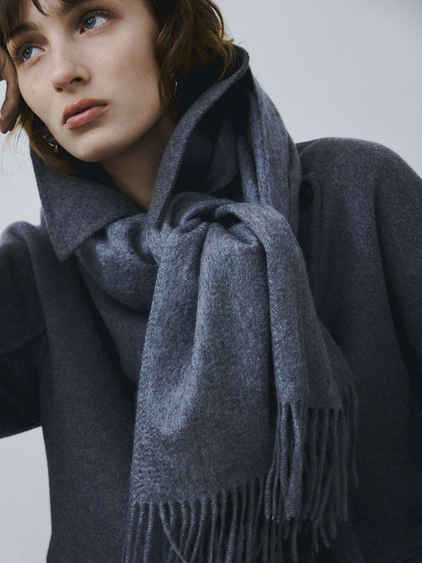 ウールリバーミドルAラインコート(ピーコート)｜アウター｜FRAY I.D