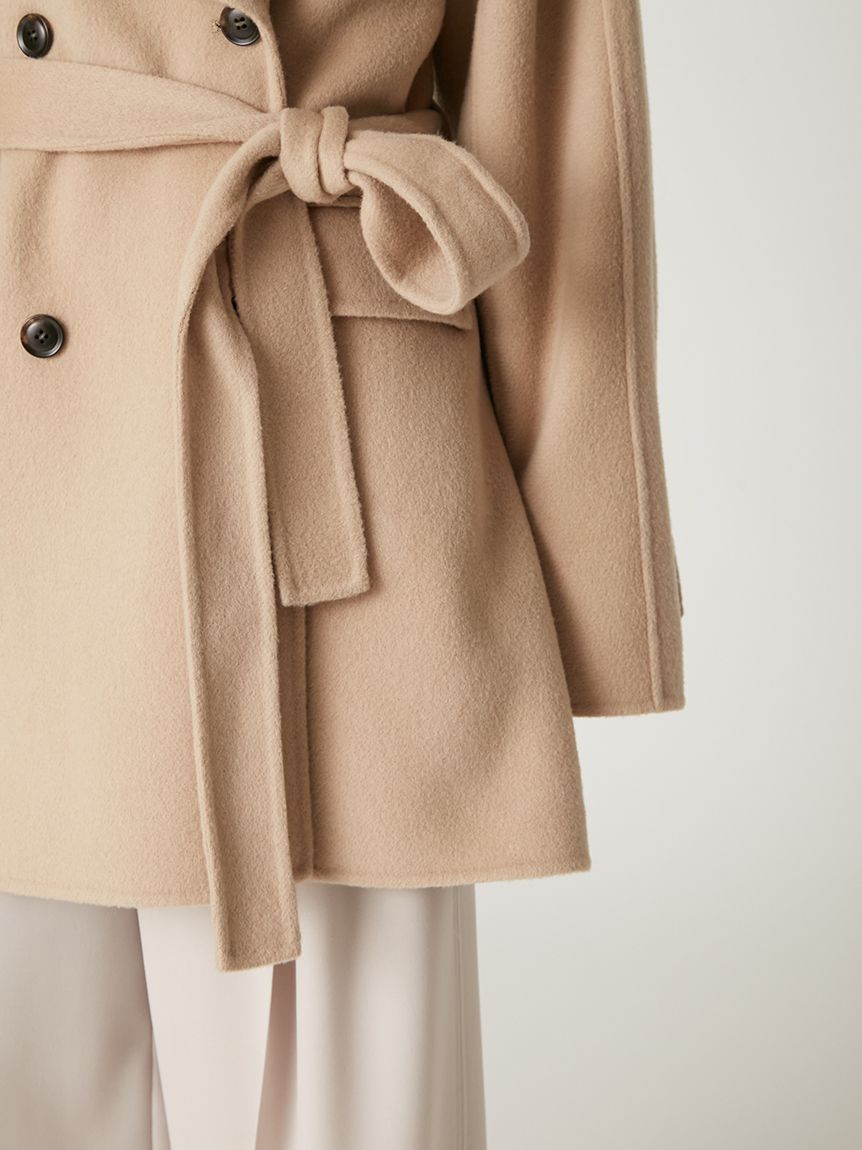 ウールリバーミドルAラインコート(ピーコート)｜アウター｜FRAY I.D