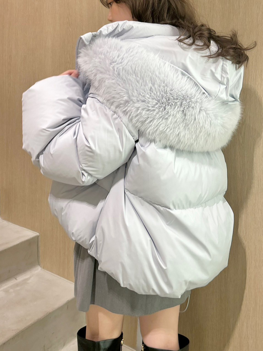 フードファーショートダウンコート(ダウン)｜アウター｜FRAY I.D