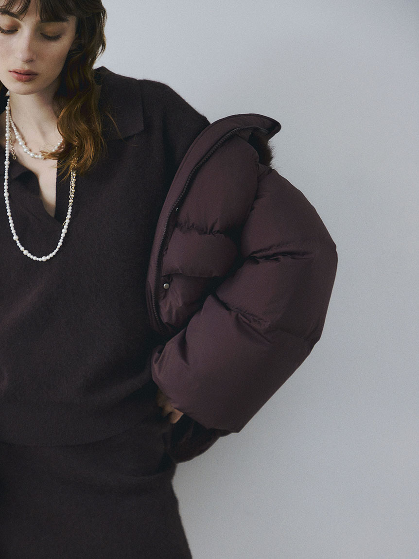 フードファーショートダウンコート(ダウン)｜アウター｜FRAY I.D