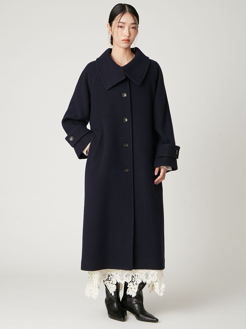 FRAY I.D フレイアイディー エコファー ダウン ロング トレンチ コート フードファーロングダウンコート(ダウン)｜アウター｜FRAY I.D