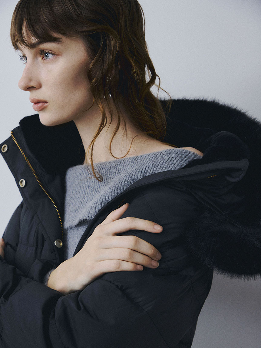 フードファーロングダウンコート(ダウン)｜アウター｜FRAY I.D（フレイ