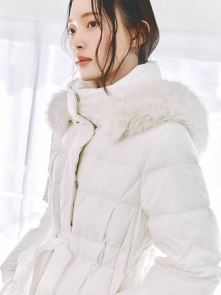 フードファーロングダウンコート(ダウン)｜アウター｜FRAY I.D（フレイ