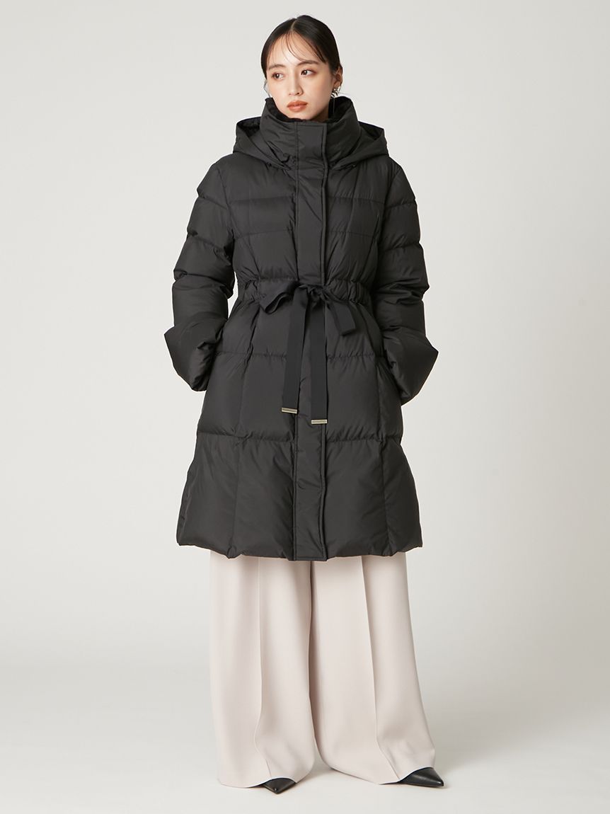 FRAY I.D フレイアイディー エコファー ダウン ロング トレンチ コート フードファーロングダウンコート(ダウン)｜アウター｜FRAY I.D