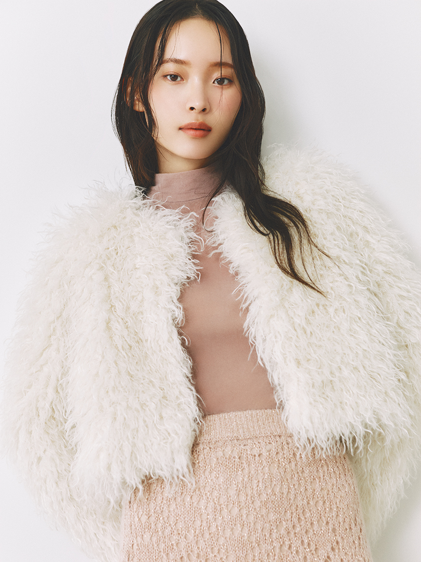 ECOPELショートファーコート(ブルゾン)｜アウター｜FRAY I.D（フレイ