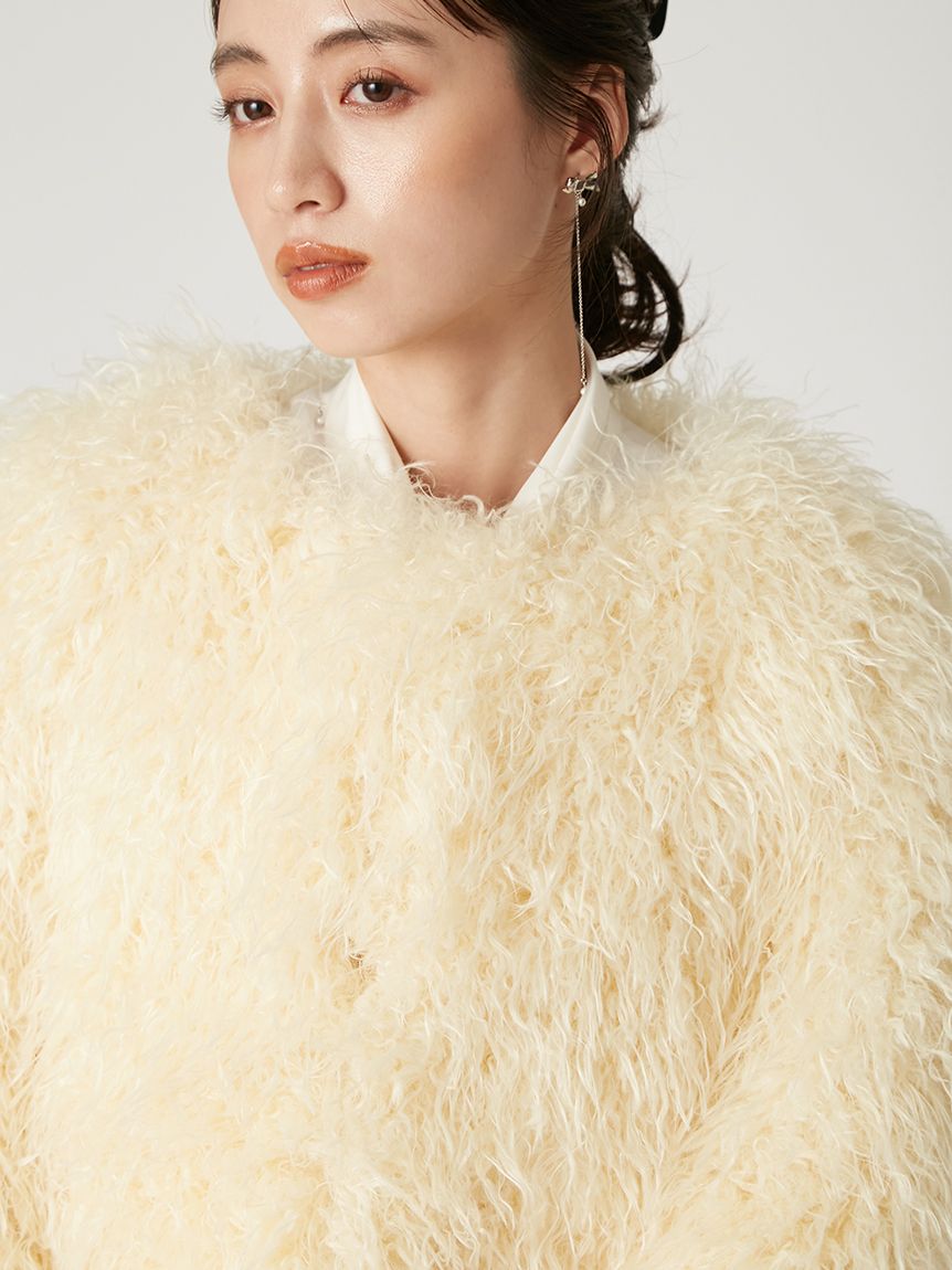 FRAY I.D Ecopelショートコート size1 ファーコート ECOPELショートファーコート（ブルゾン）｜FRAY I.D（フレイ