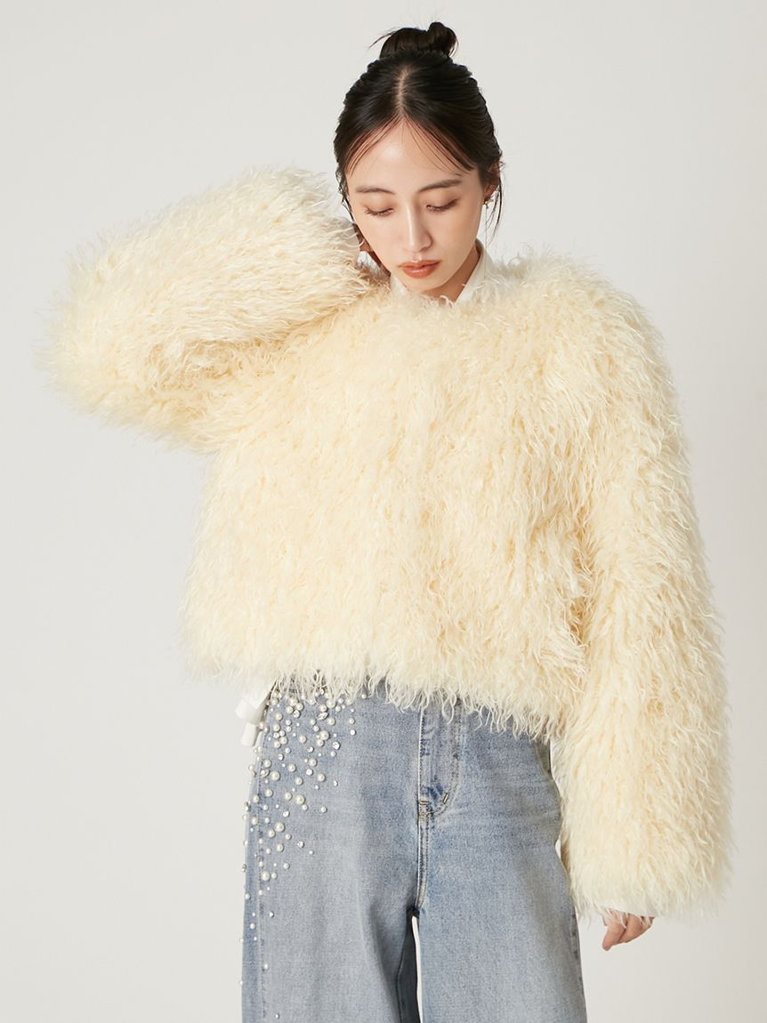 ECOPELショートファーコート(ブルゾン)｜アウター｜FRAY I.D