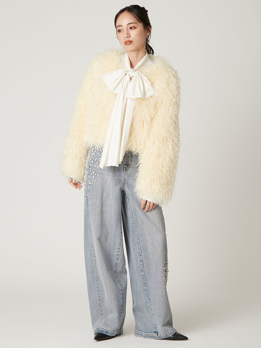 FRAY I.D Ecopelショートプードルジャケット ファーコート FRAY I.D（フレイアイディー）の「Ecopelショートプードル