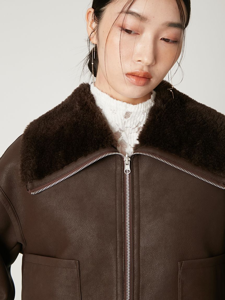 ボンディングリバーシブルショートジャケット(ジャケット)｜アウター