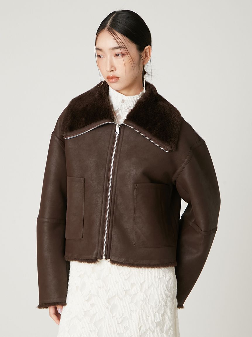 ボンディングリバーシブルショートジャケット(ジャケット)｜アウター