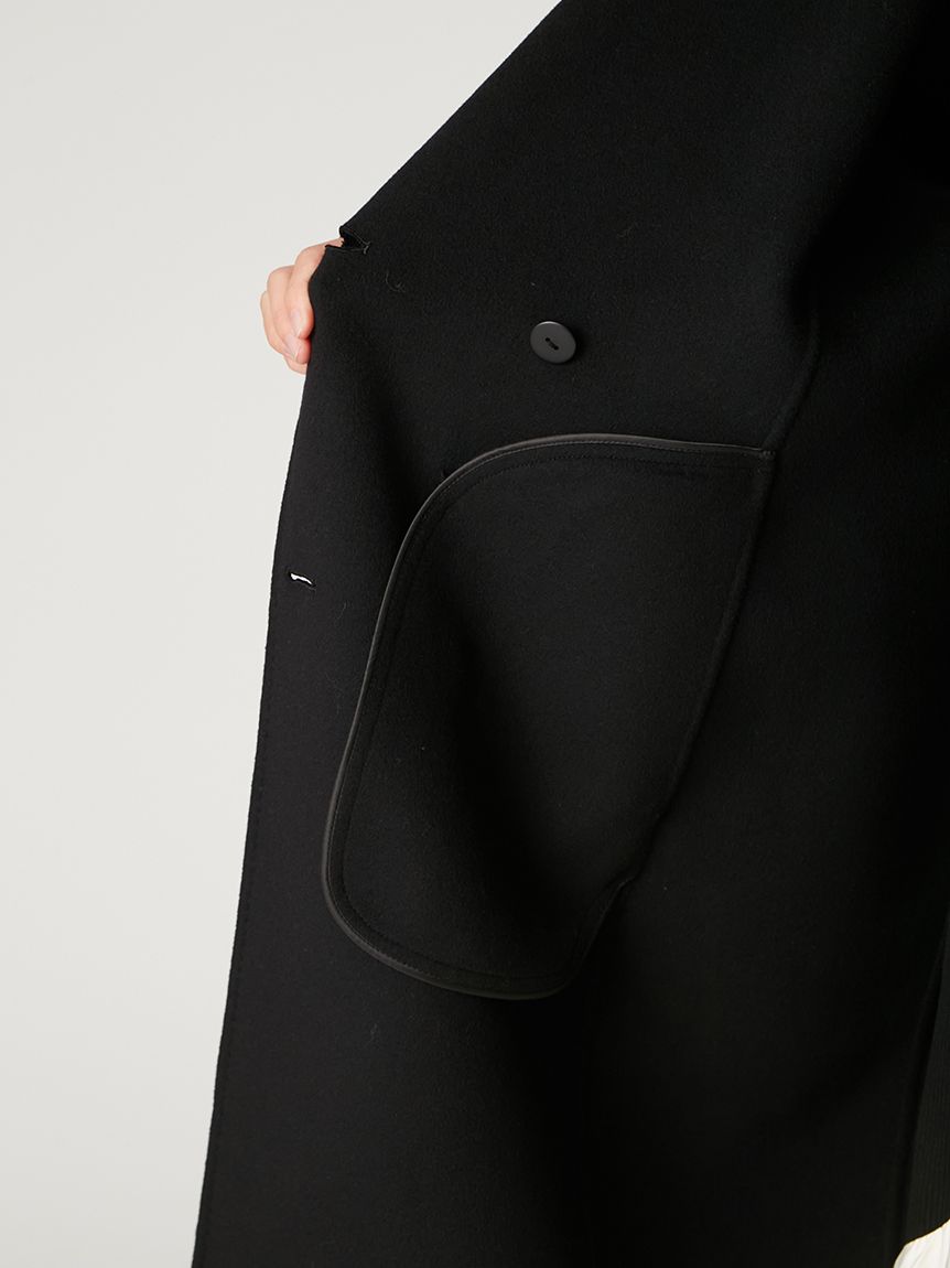 大人気完売！今季ウールリバーダブルブレストチェスターコート ウールリバーダブルブレストチェスターコート(チェスターコート