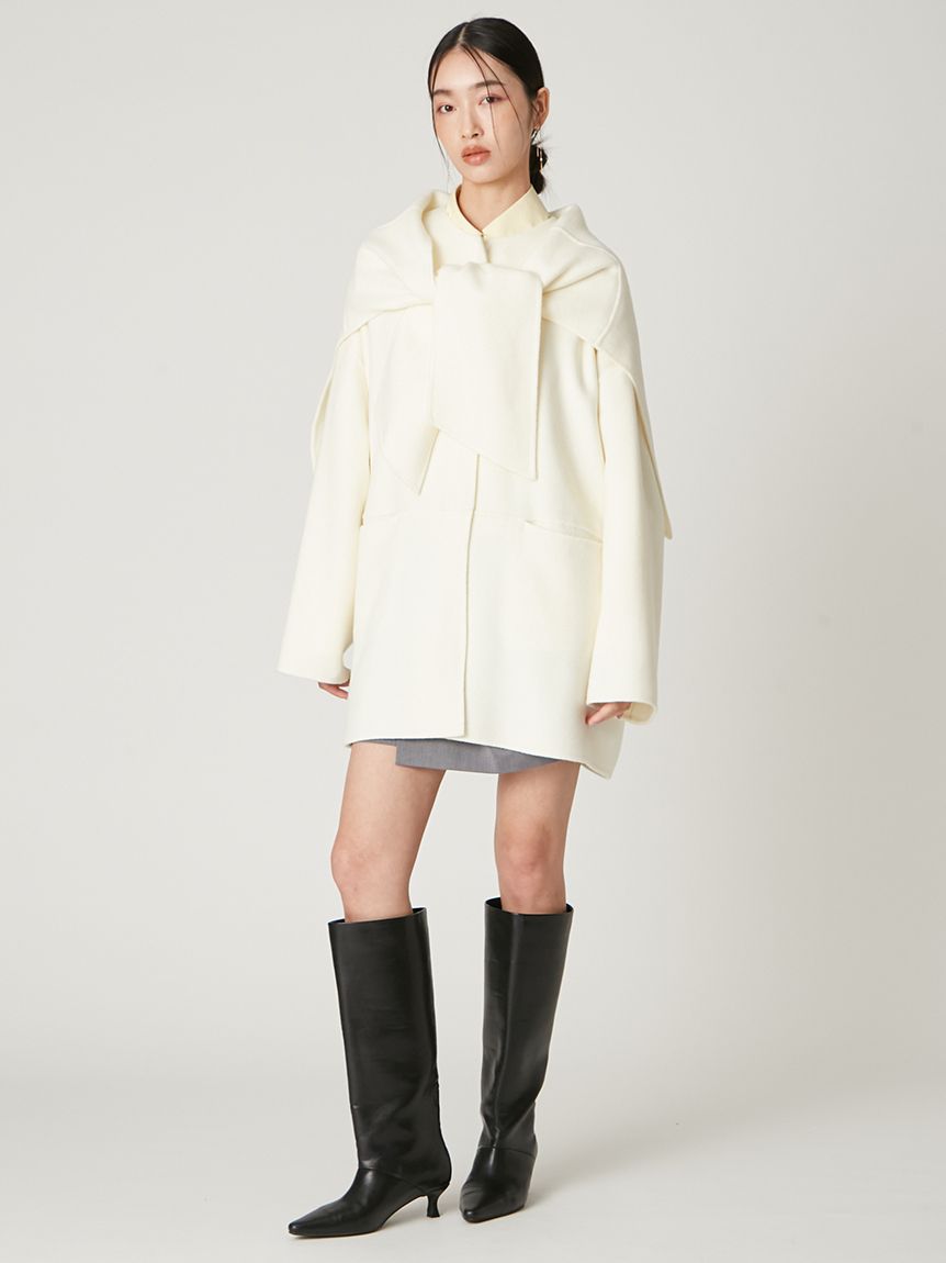 【新品】FRAY I.D ウールリバーミドルコート 新作！ウールリバーミドルコート | FRAY I.D | ショップブログ