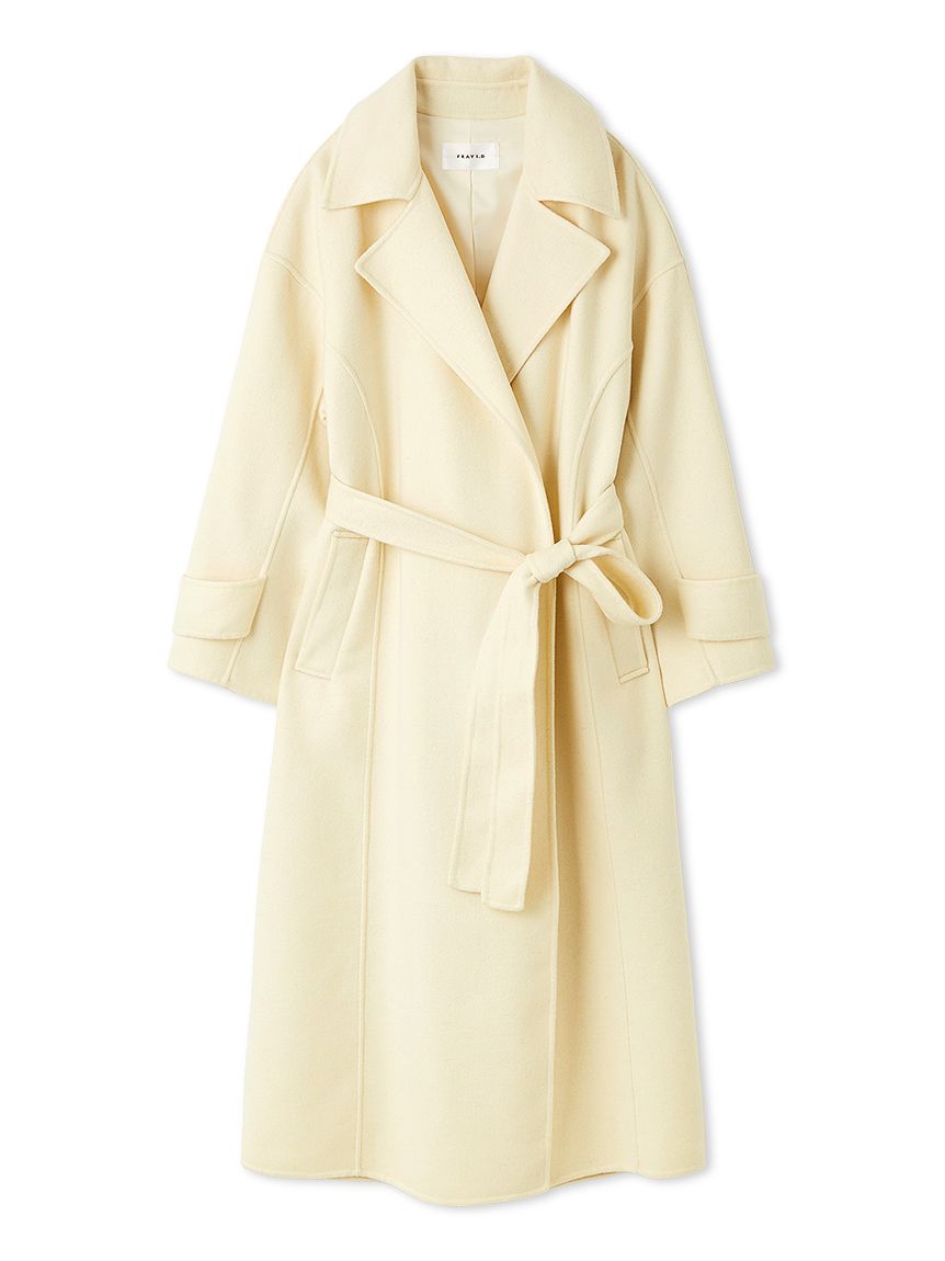 ベルテッドガウンロングコート(ロングコート)｜アウター｜FRAY I.D