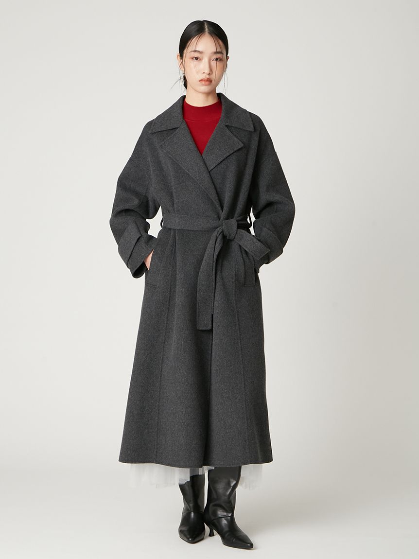 ベルテッドガウンロングコート(ロングコート)｜アウター｜FRAY I.D