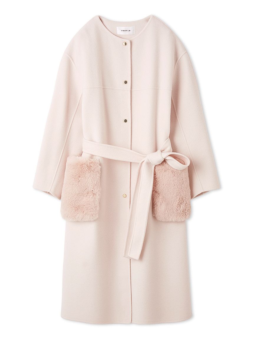 ファーポケットリバーコート(ロングコート)｜アウター｜FRAY I.D