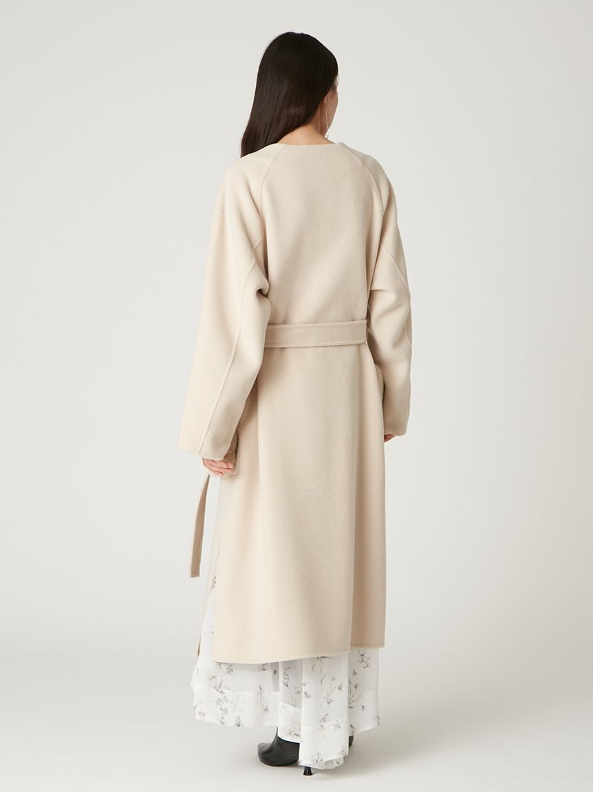 ファーポケットリバーコート(ロングコート)｜アウター｜FRAY I.D