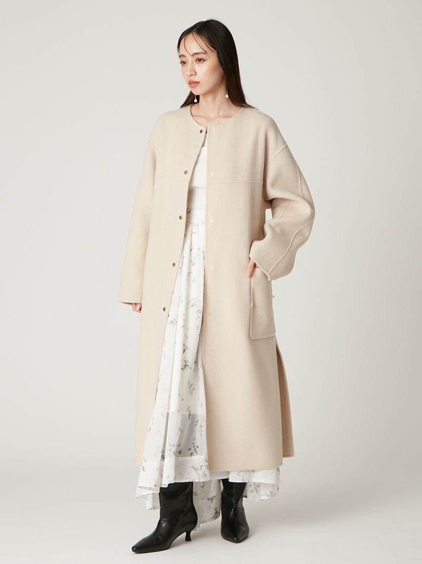 ファーポケットリバーコート(ロングコート)｜アウター｜FRAY I.D