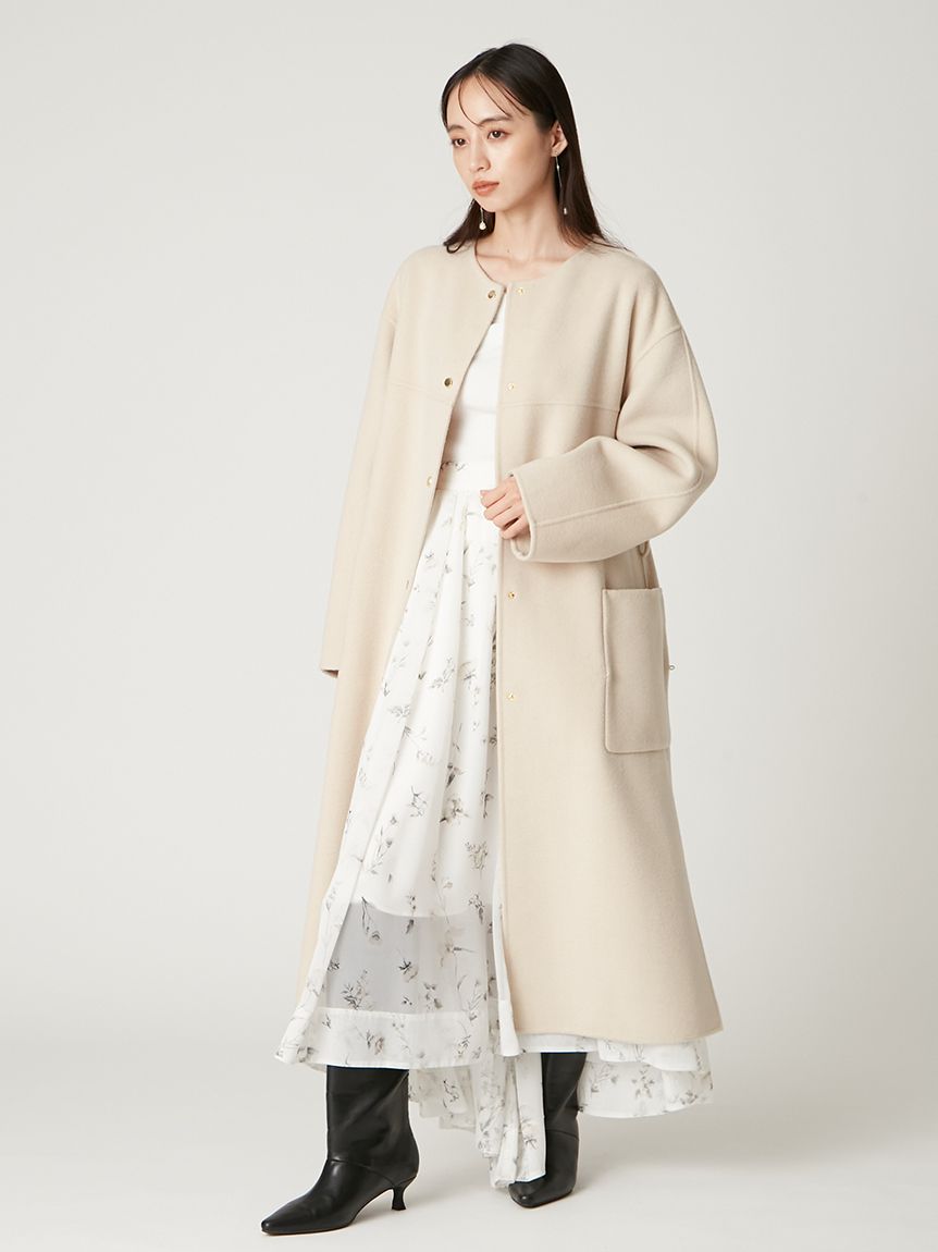 ファーポケットリバーコート(ロングコート)｜アウター｜FRAY I.D