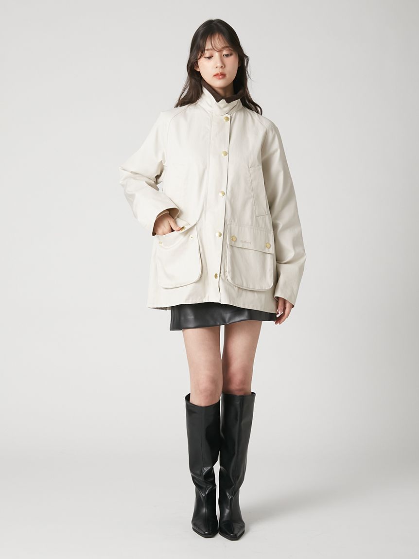 【最終値下げ】【美品】FRAY I.D別注Barbourミドルレングスジャケット 撥水】【Barbour】ミドルレングスジャケット(その他アウター)｜OUTER