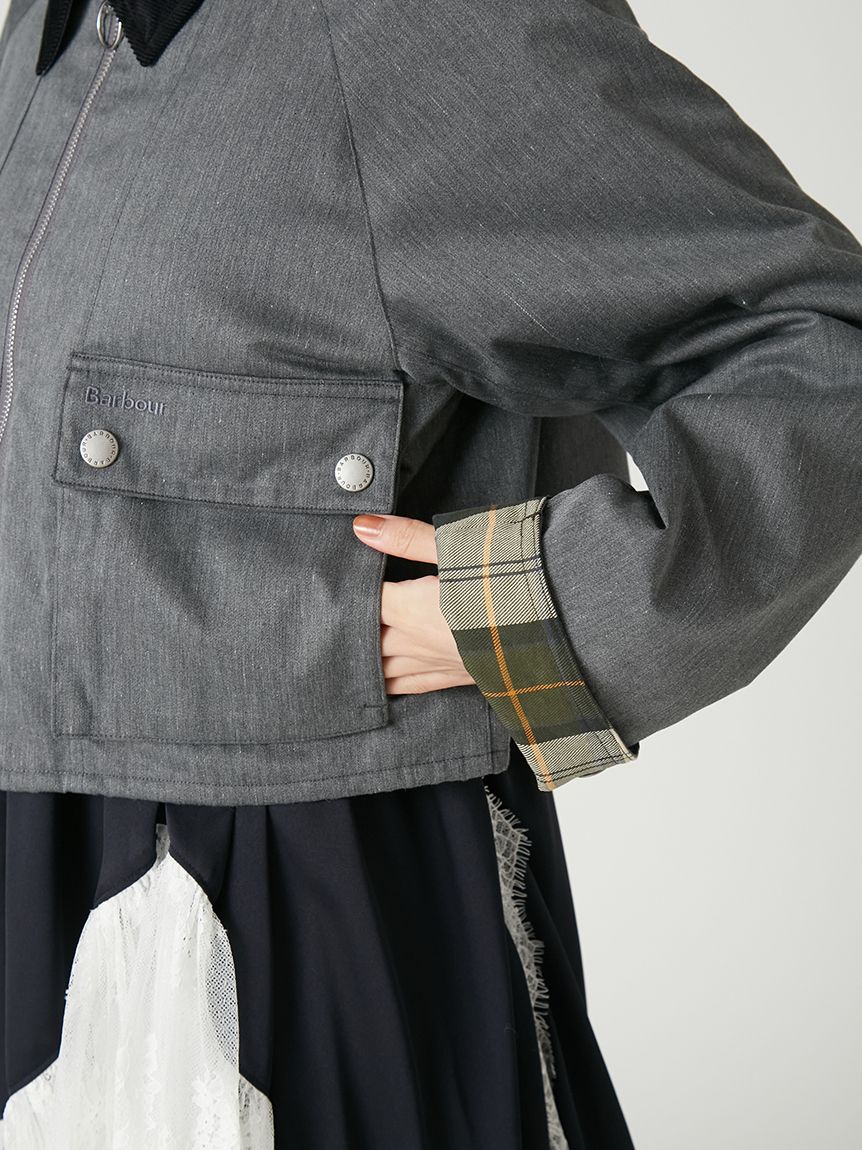 撥水】【Barbour】ショートフライトジャケット(その他アウター)｜OUTER
