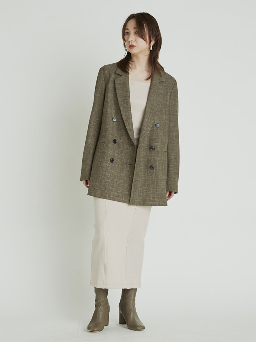 ダブルテーラードジャケット テーラードジャケット アウター Fray I D フレイ アイディー の通販サイト 公式