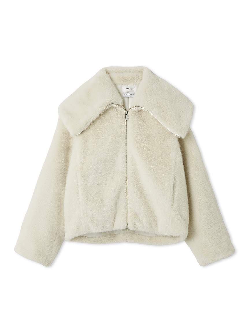 ECOPELビッグカラーショートジャケット(ジャケット)｜アウター