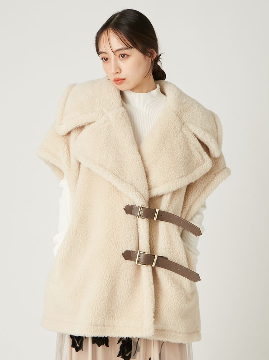 ECOPELボアポンチョ(ポンチョ)｜アウター｜FRAY I.D（フレイ