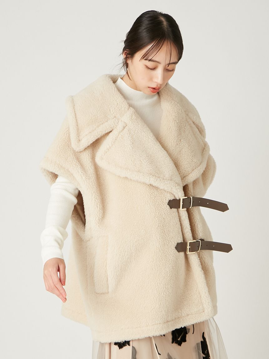 ECOPELボアポンチョ(ポンチョ)｜アウター｜FRAY I.D（フレイ