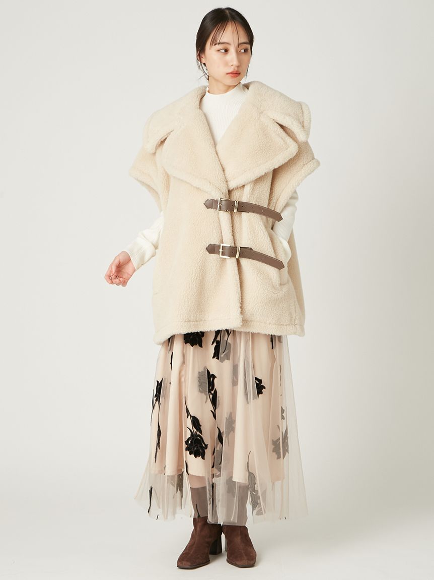 ECOPELボアポンチョ(ポンチョ)｜アウター｜FRAY I.D（フレイ