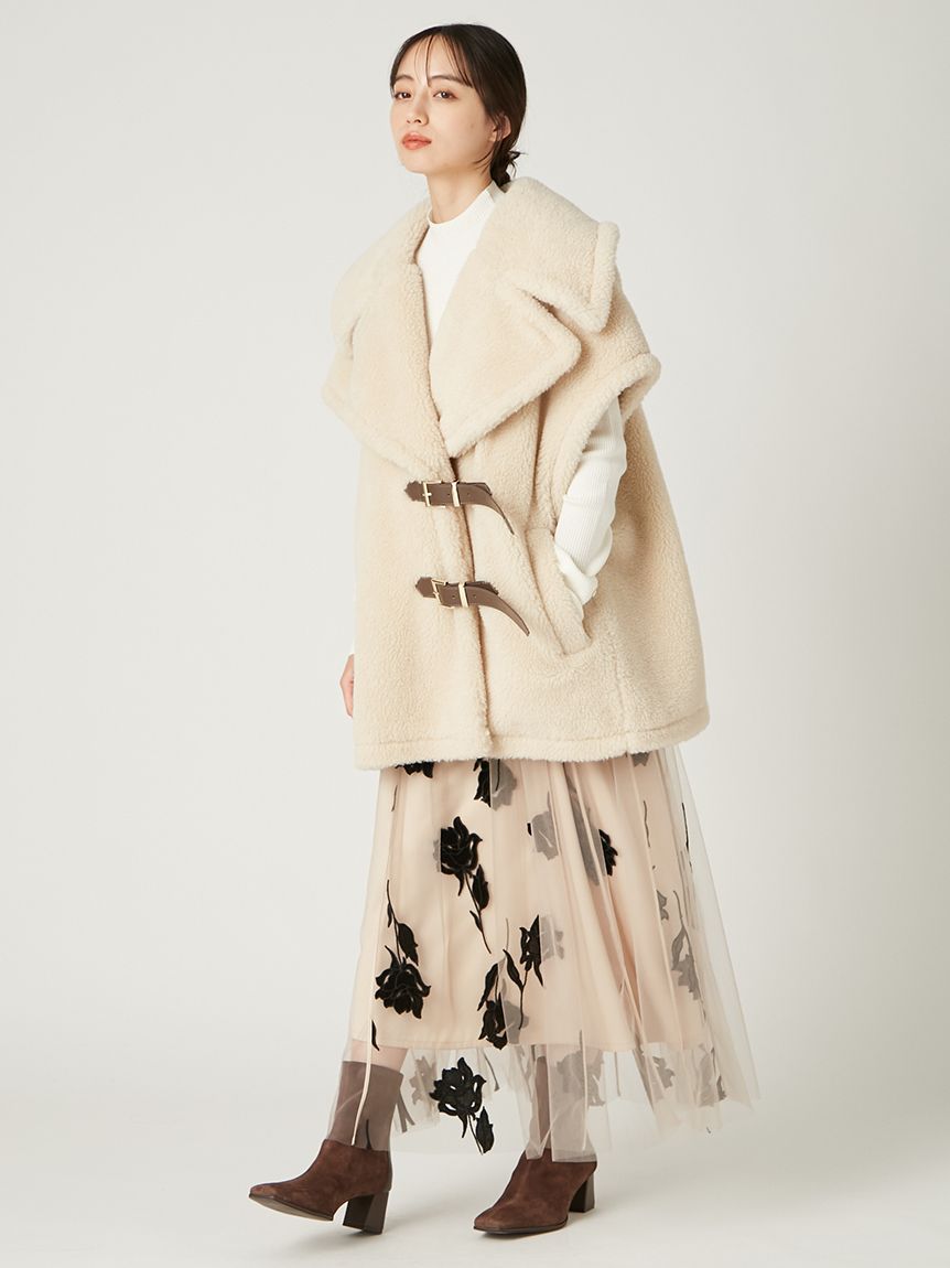 ECOPELボアポンチョ(ポンチョ)｜アウター｜FRAY I.D（フレイ