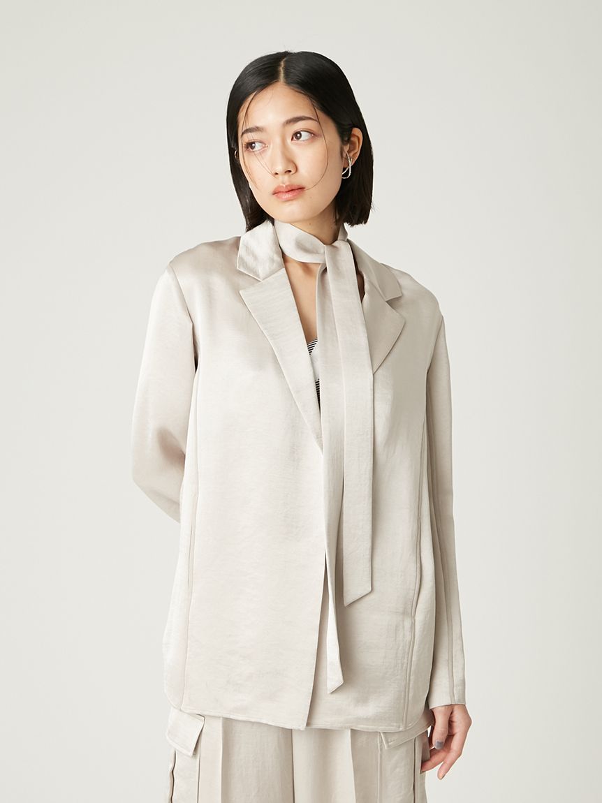 サテンシャツジャケット(シャツ)｜トップス｜FRAY I.D（フレイ