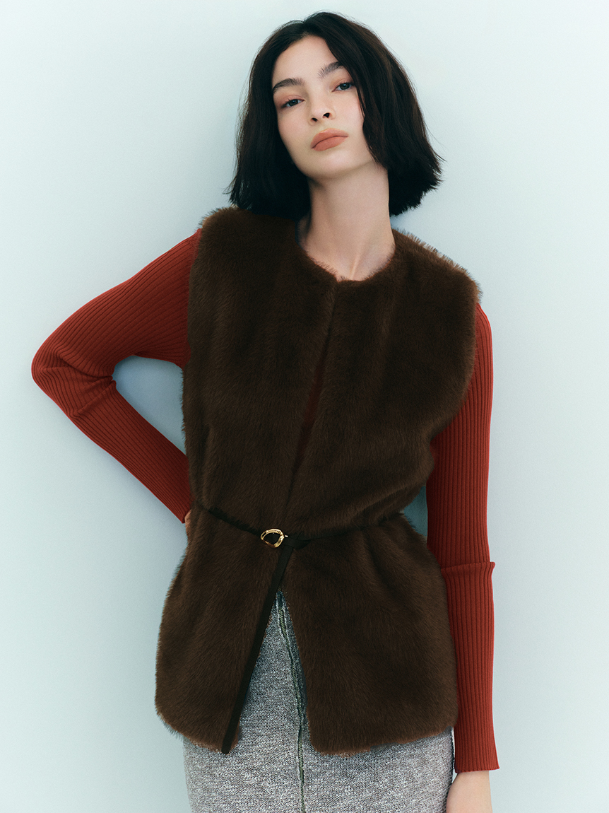 ベルトセットファージレ(ベスト・ジレ)｜アウター｜FRAY I.D（フレイ