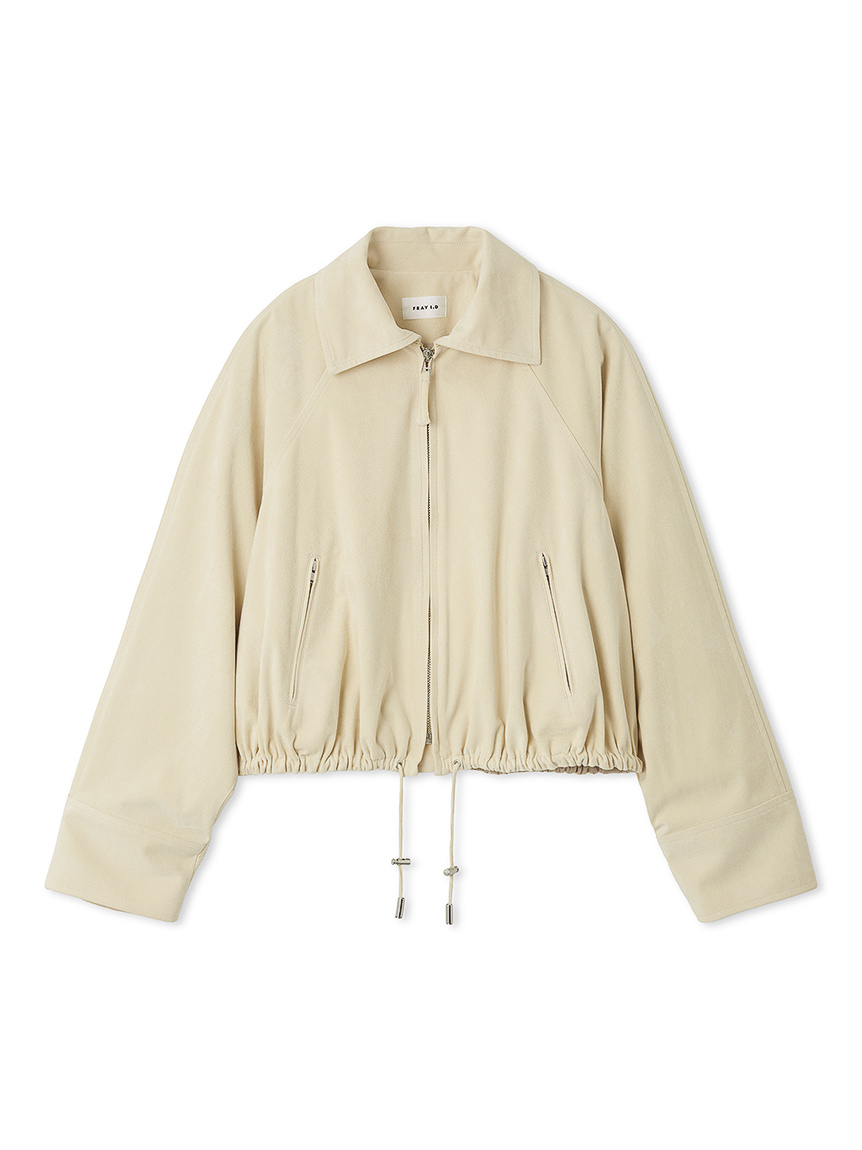 UNTITLEDドロストブルゾン　チャコールグレー LASUD｜ドロストデザインシアーブルゾン | Rakuten Fashion(楽天