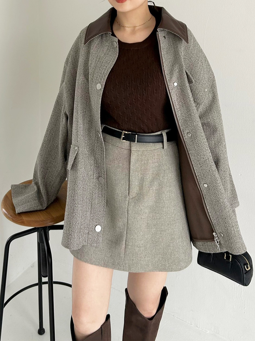 フレイアイディー FRAY I.D アウター 25秋冬 ハンティングジャケット ハンティングジャケット(ジャケット)｜アウター｜FRAY I.D（フレイ