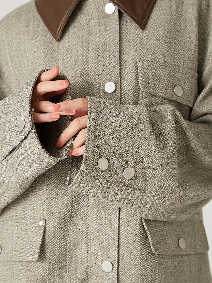 【新品】FRAY I.D　フレイアイディー　ハンティングジャケット　ベージュ ハンティングジャケット(ジャケット)｜アウター｜FRAY I.D（フレイ