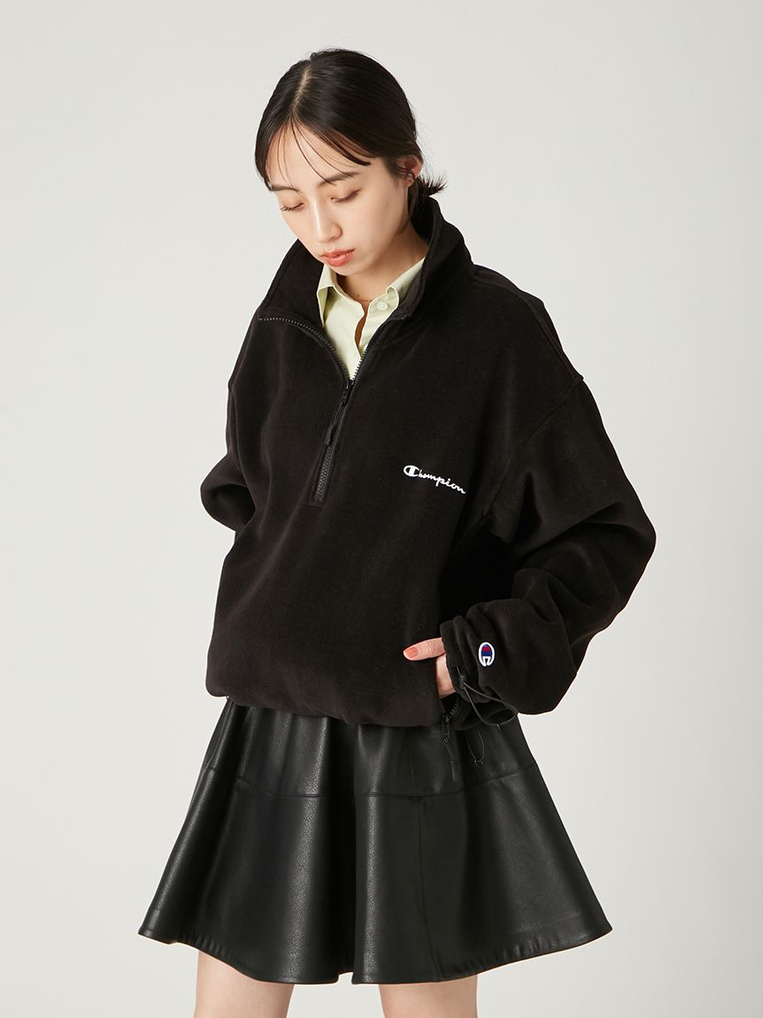 FRAY I.D｜Champion】フリースハーフジッププルオーバー(プルオーバー