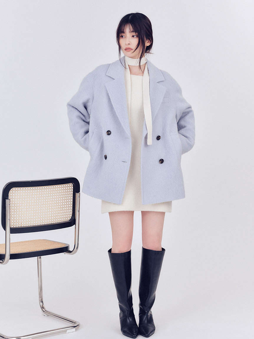 オーバーサイズウールシャギージャコット(ジャケット)｜アウター｜FRAY