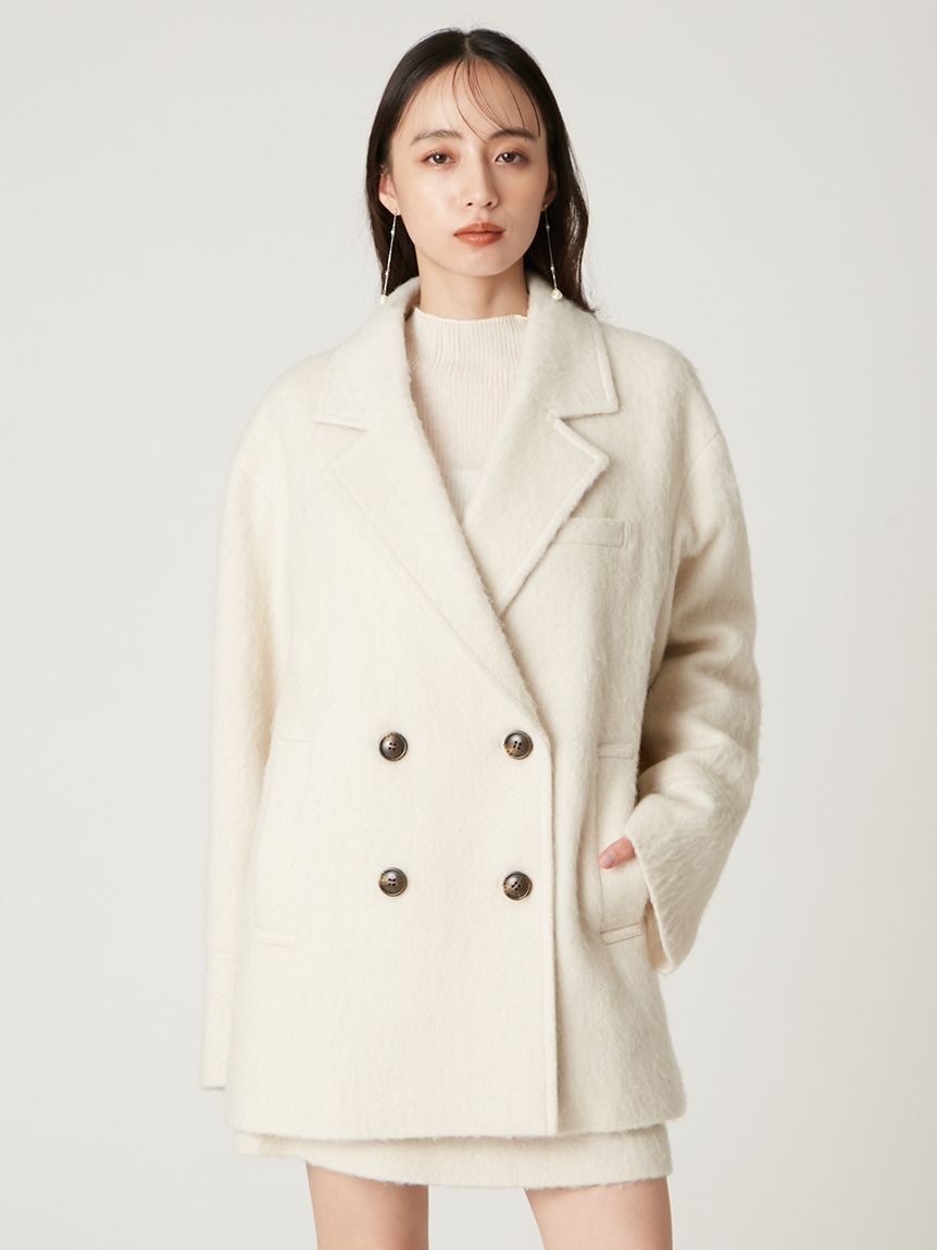 オーバーサイズウールシャギージャコット(ジャケット)｜アウター｜FRAY