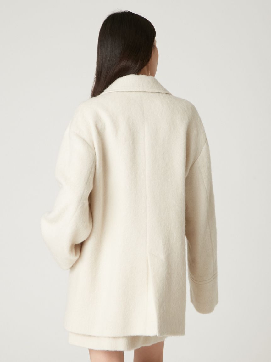 オーバーサイズウールシャギージャコット(ジャケット)｜アウター｜FRAY