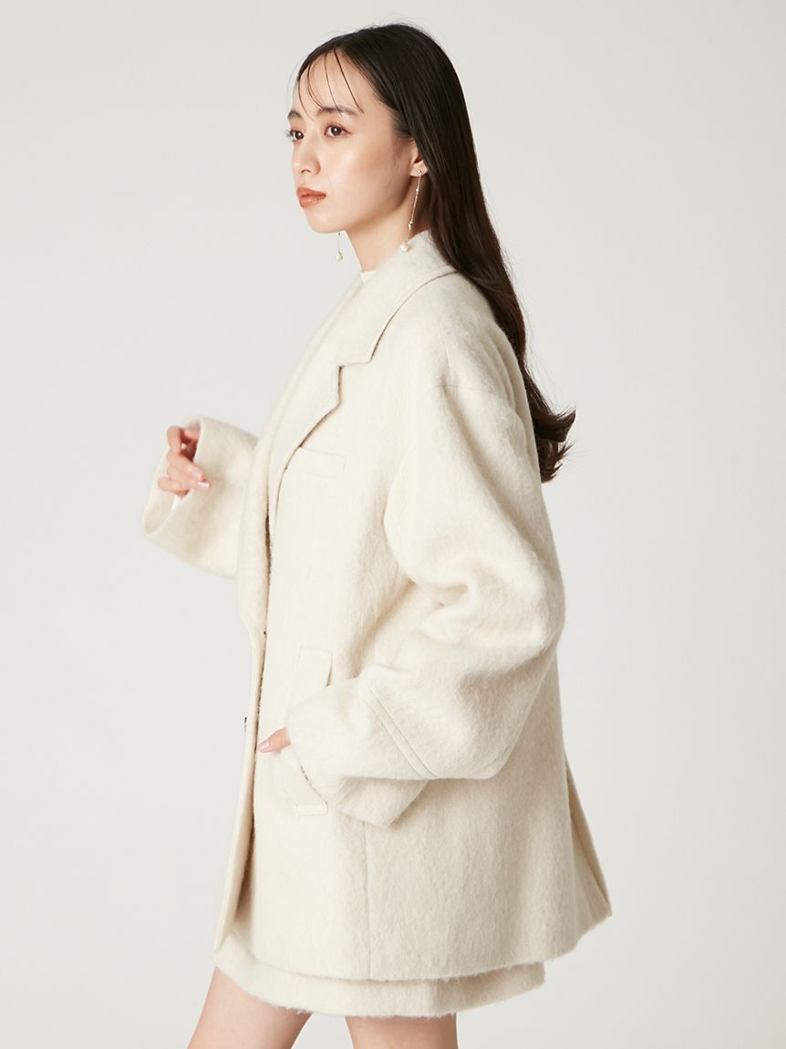 オーバーサイズウールシャギージャコット(ジャケット)｜アウター｜FRAY