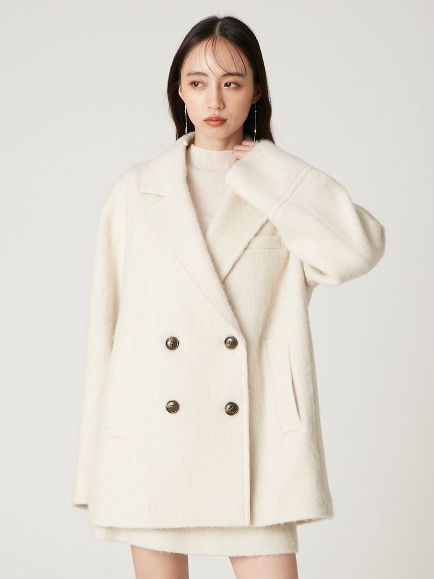 FRAY I.D シャギーコート オーバーサイズウールシャギージャコット(ジャケット)｜アウター｜FRAY