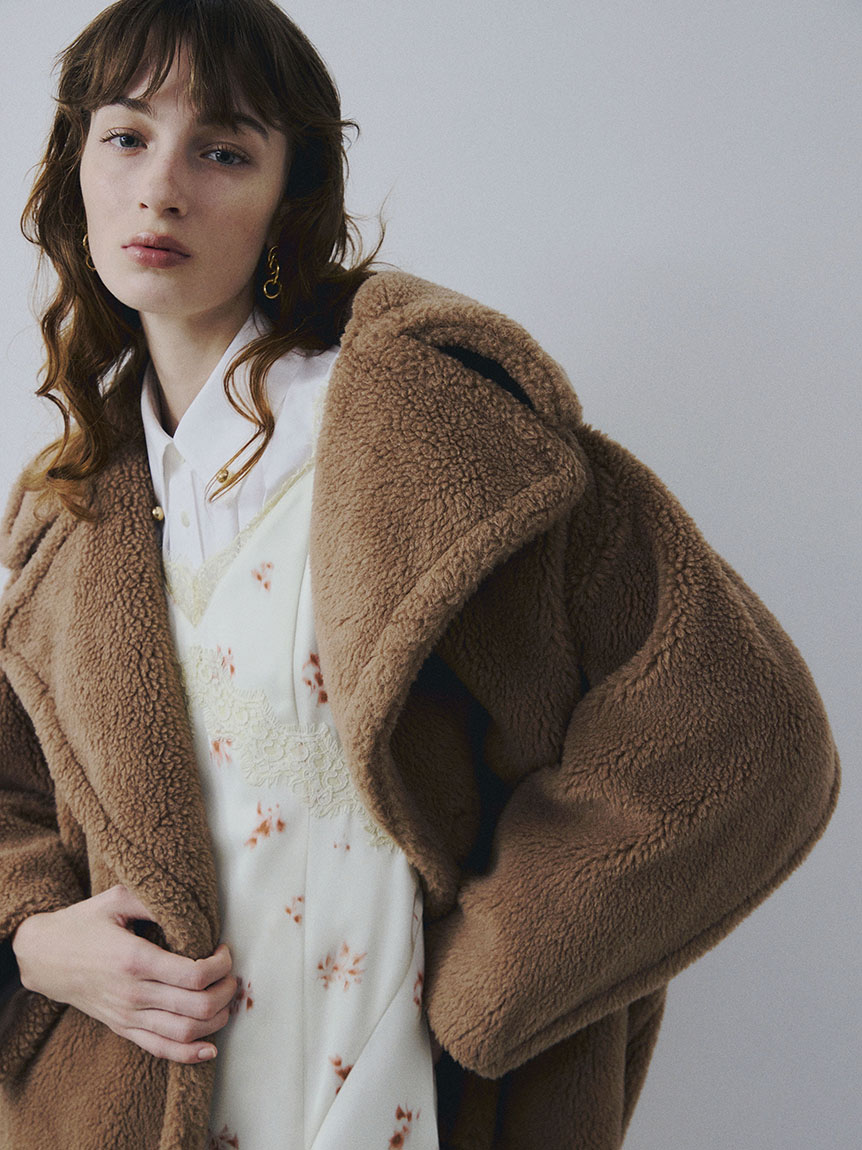 ECOPELボアミドルコート(ハーフコート)｜アウター｜FRAY I.D（フレイ