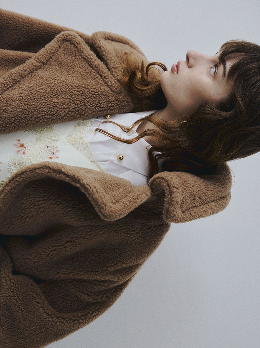 ECOPELボアミドルコート(ハーフコート)｜アウター｜FRAY I.D（フレイ