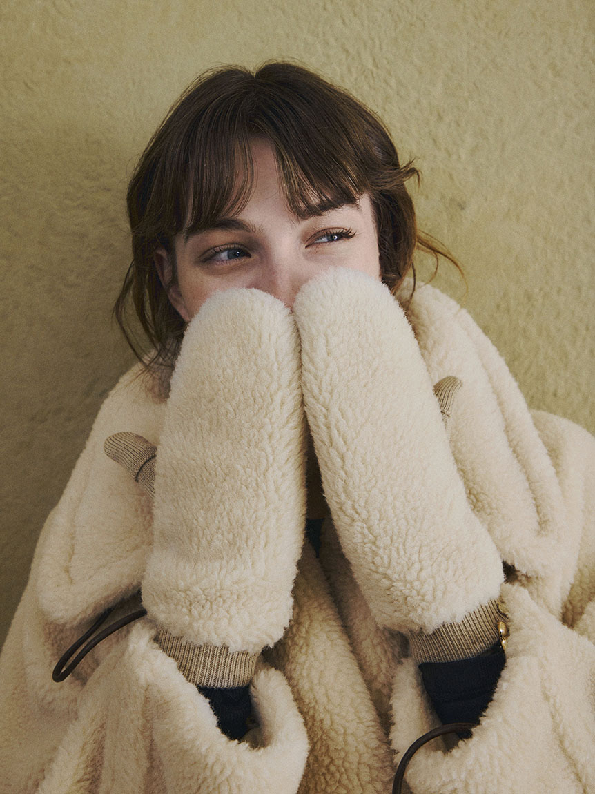 ECOPELボアミドルコート(ハーフコート)｜アウター｜FRAY I.D（フレイ