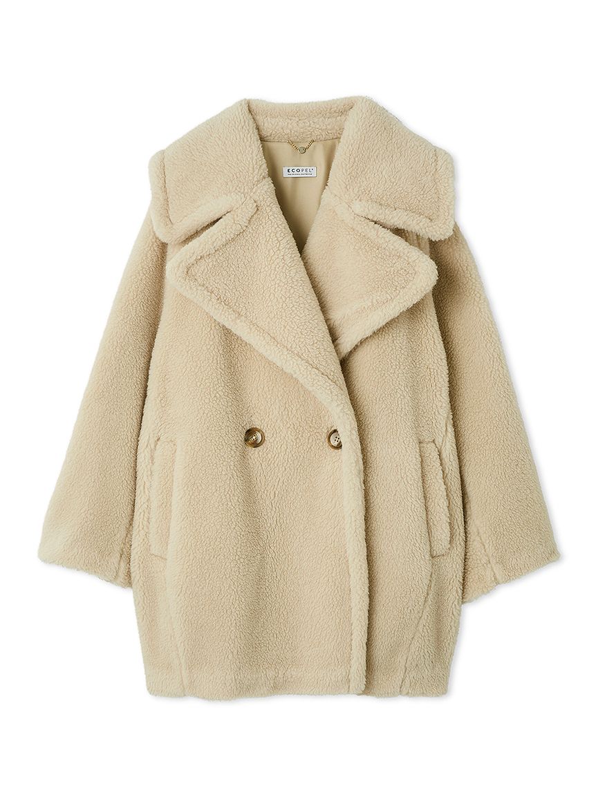 ECOPELボアミドルコート(ハーフコート)｜アウター｜FRAY I.D（フレイ