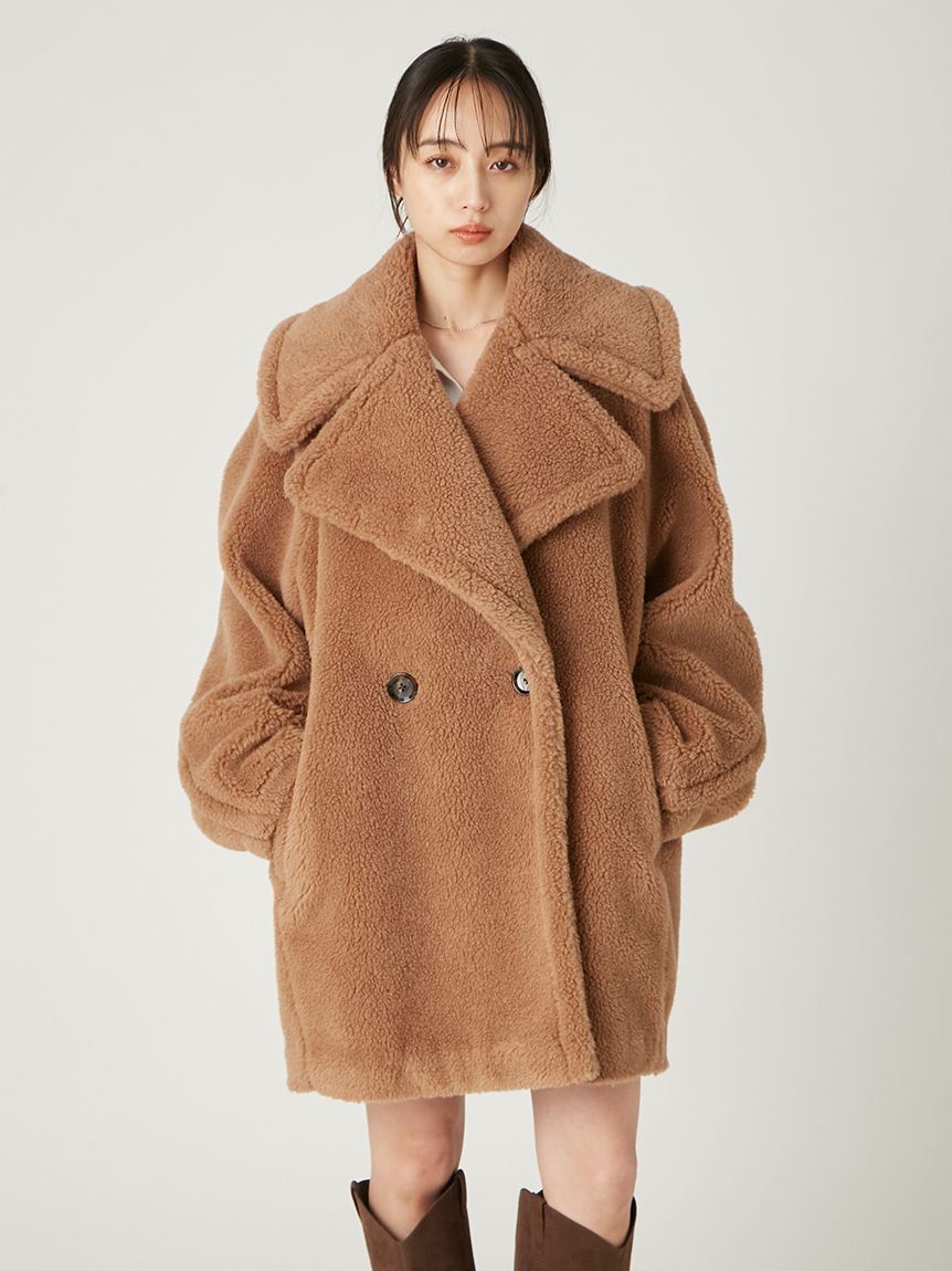 ECOPELボアミドルコート(ハーフコート)｜アウター｜FRAY I.D（フレイ