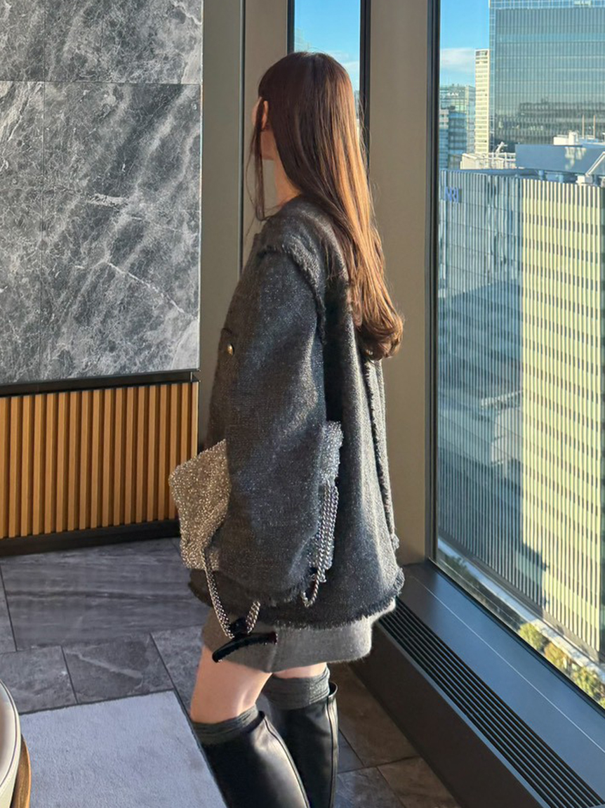 2wayベストツイードジャケット(ジャケット)｜アウター｜FRAY I.D