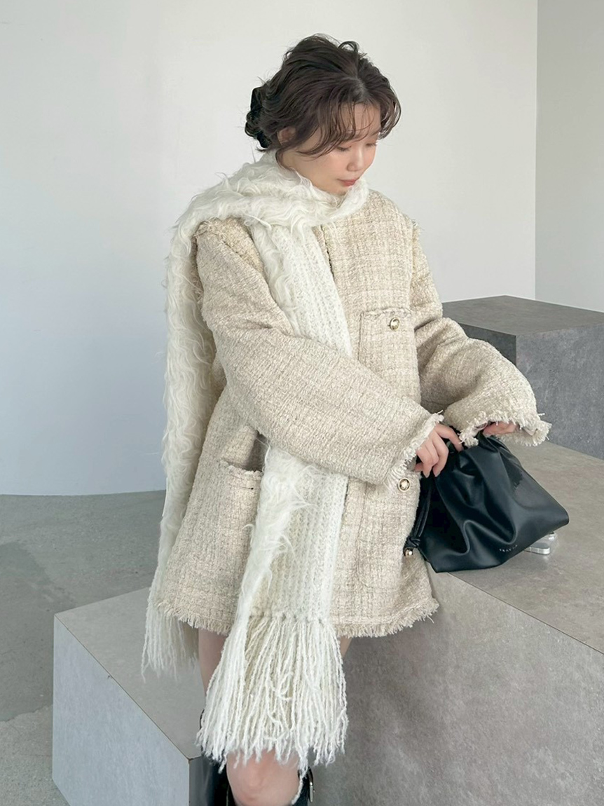 2wayベストツイードジャケット(ジャケット)｜アウター｜FRAY I.D