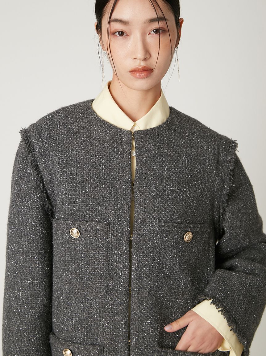 2wayベストツイードジャケット(ジャケット)｜アウター｜FRAY I.D